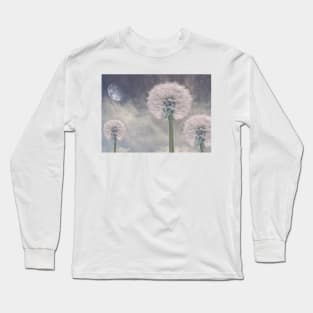 Landscape with dandelions Long Sleeve T-Shirt